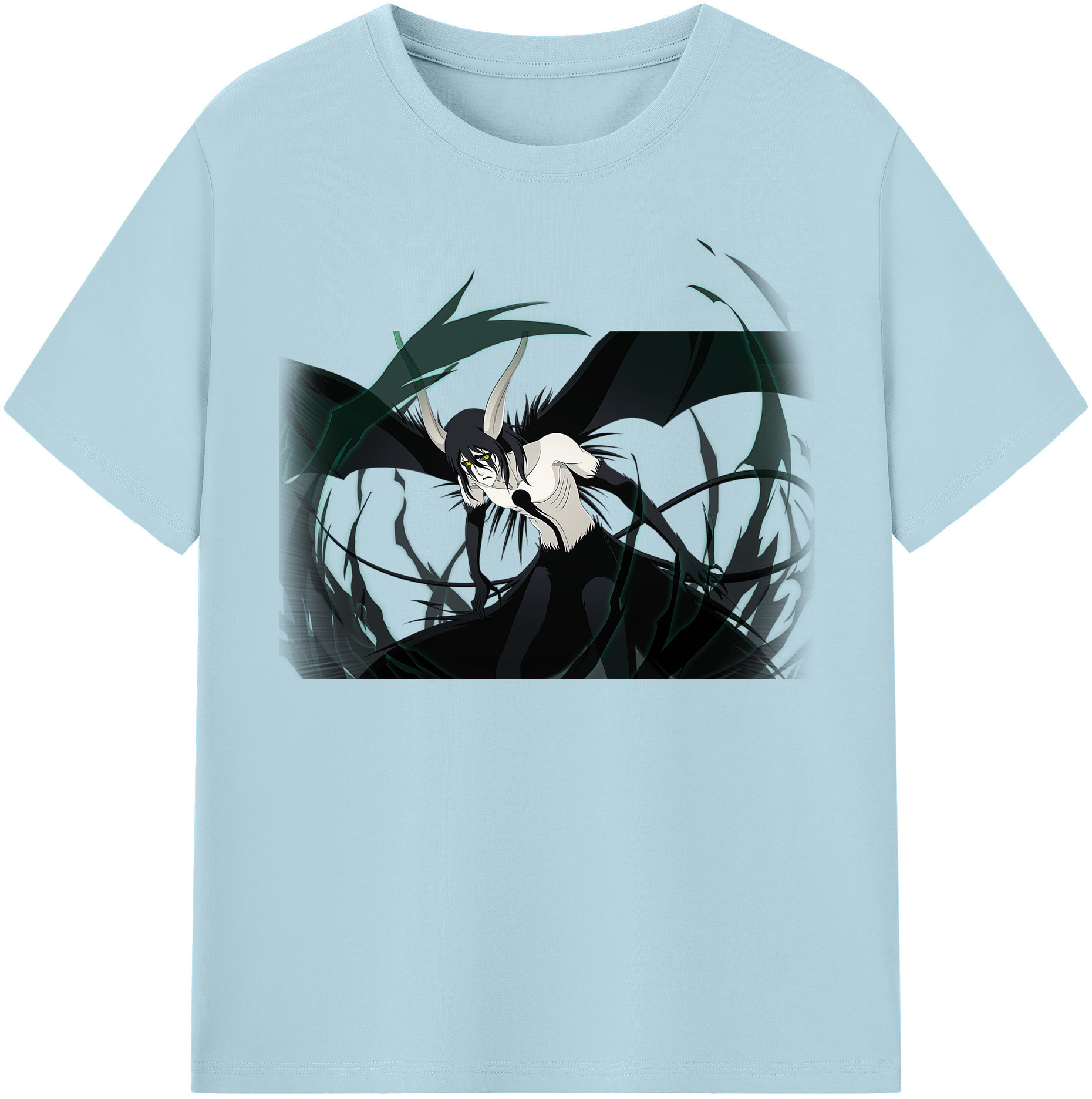 （画像用） ブリーチ ウルキオラ·シファー BLEACH Ulquiorra cifer 綿100％半袖Tシャツ（フロントプリント）